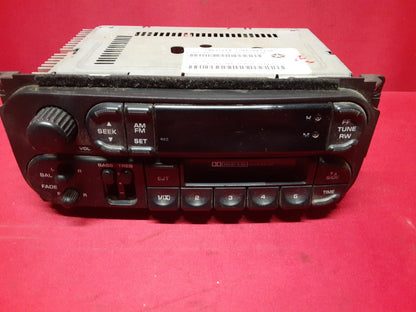 2001 2002 Dodge Chrysler Jeep Radio AM/FM Cassette Stereo 56038931AB