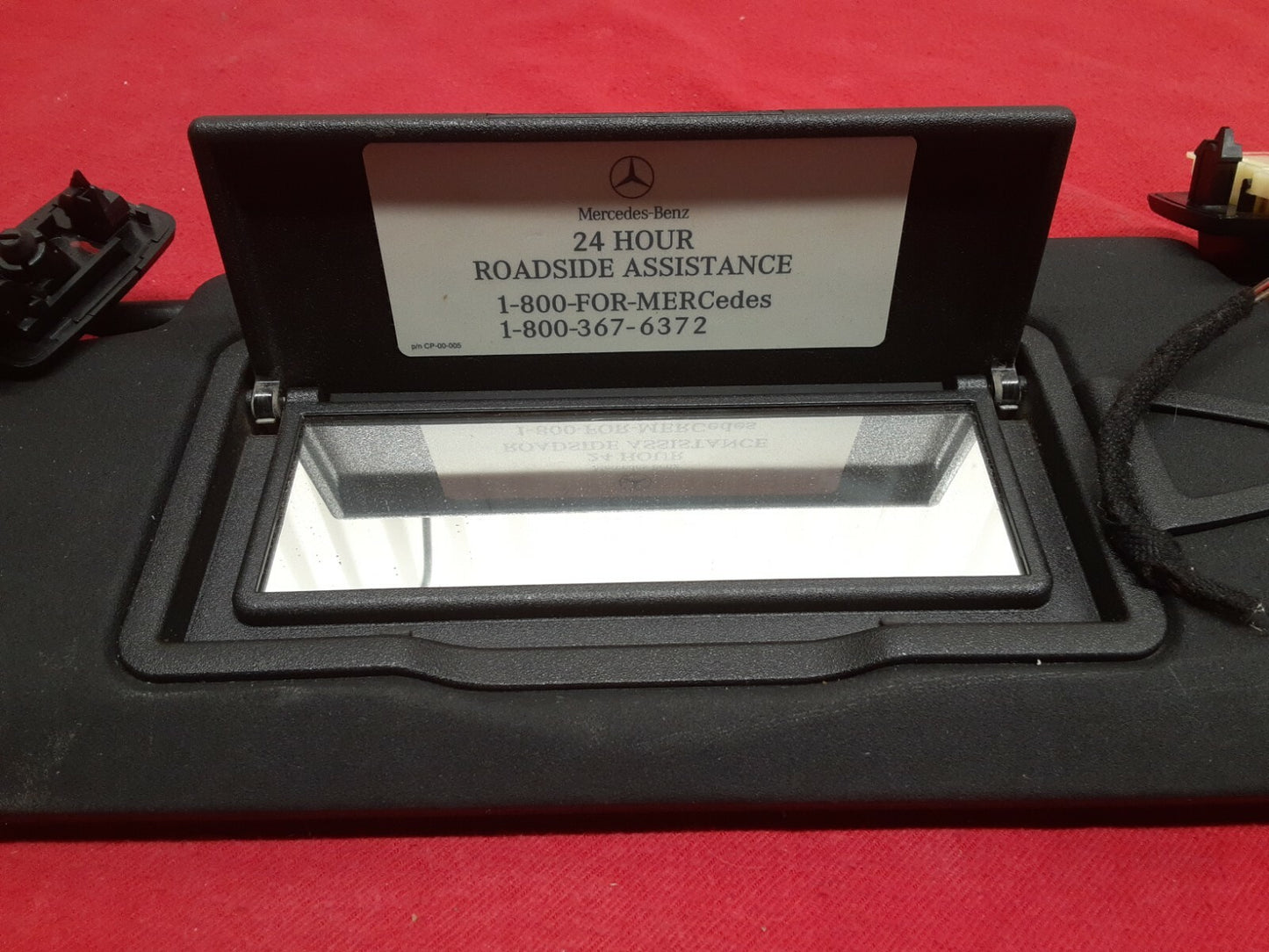 2010 2011 2012 2013 2014 Mercedes C-Class LEFT DRIVER Black Sun Visor Shade