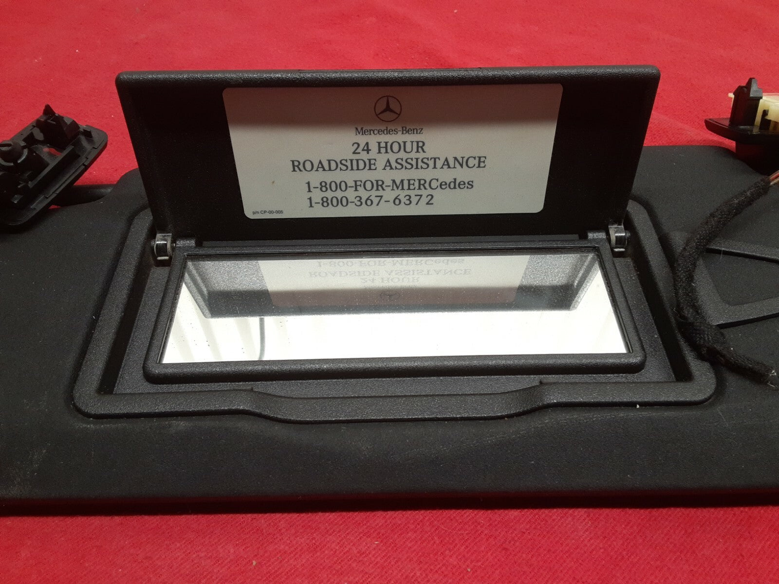 2010 2011 2012 2013 2014 Mercedes C-Class LEFT DRIVER Black Sun Visor Shade