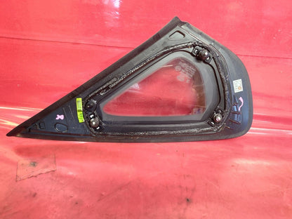 2019-2024 Kia Forte LEFT DRIVER REAR Quarter Panel Vent Glass Black Trim 68k