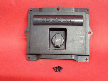 2013-2017 Dodge Ram Center Console REAR Trim Bezel 12V DC Cigarette Lighter Port