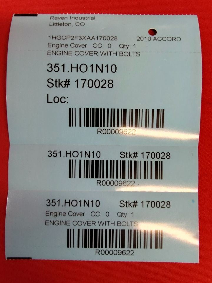 2010 2011 Honda Accord 12-15 Crosstour / CR-V Engine Ignition Coil Cover + Bolts