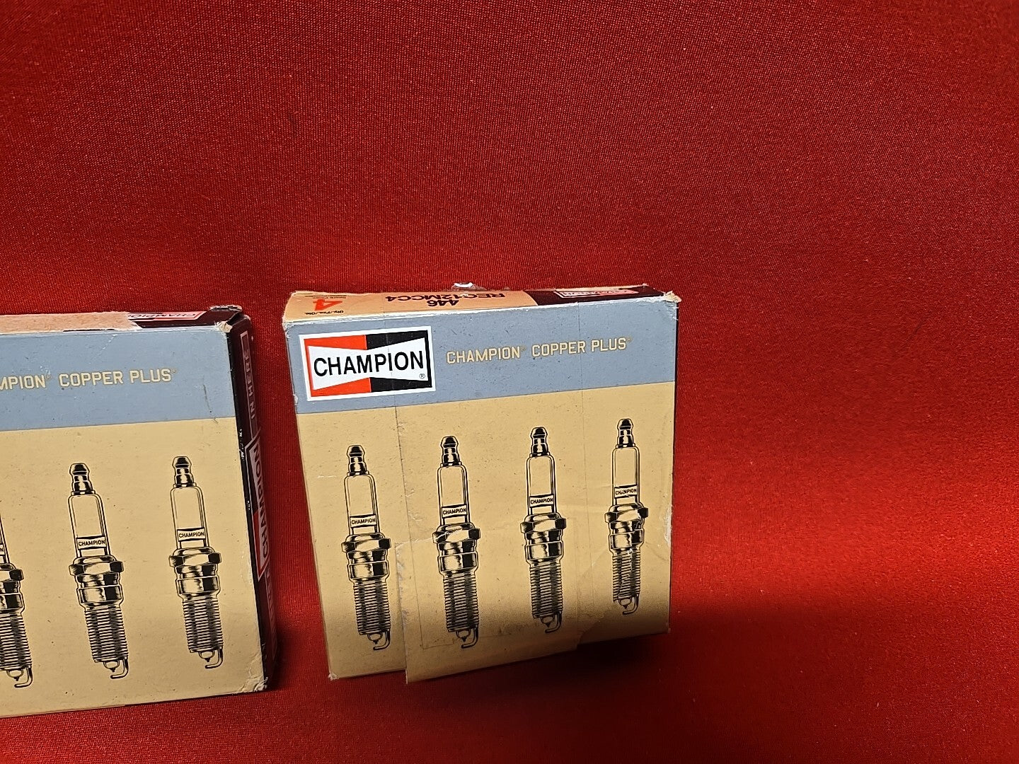 Champion Copper Plus Ignition Spark Plugs 2 Boxes (SET OF 8) REC12MCC4