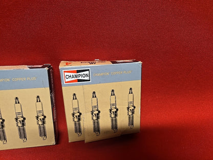 Champion Copper Plus Ignition Spark Plugs 2 Boxes (SET OF 8) REC12MCC4