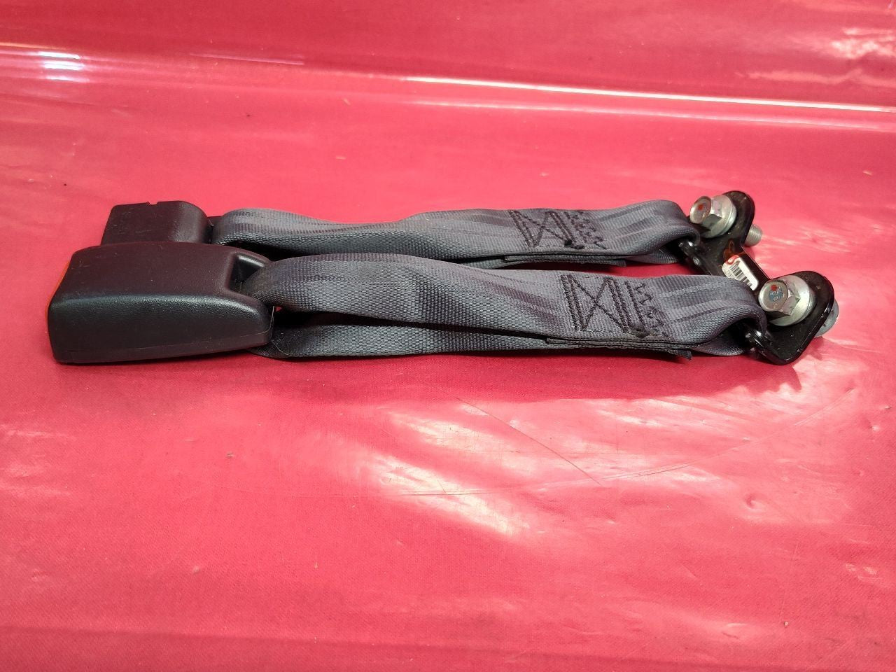 2009-2011 Honda Pilot 3RD THIRD Row Left / Center Dual Seat Belt Buckle Tongue