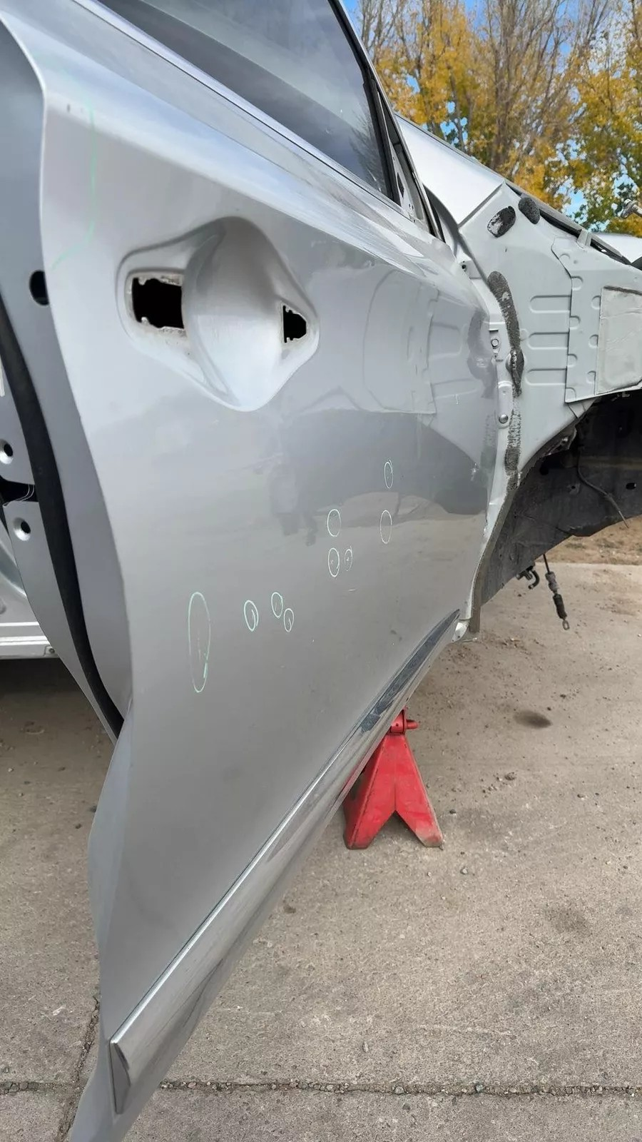 2013 Infiniti JX35 Front Right Passenger Door K23 Brilliant Silver - Grade B