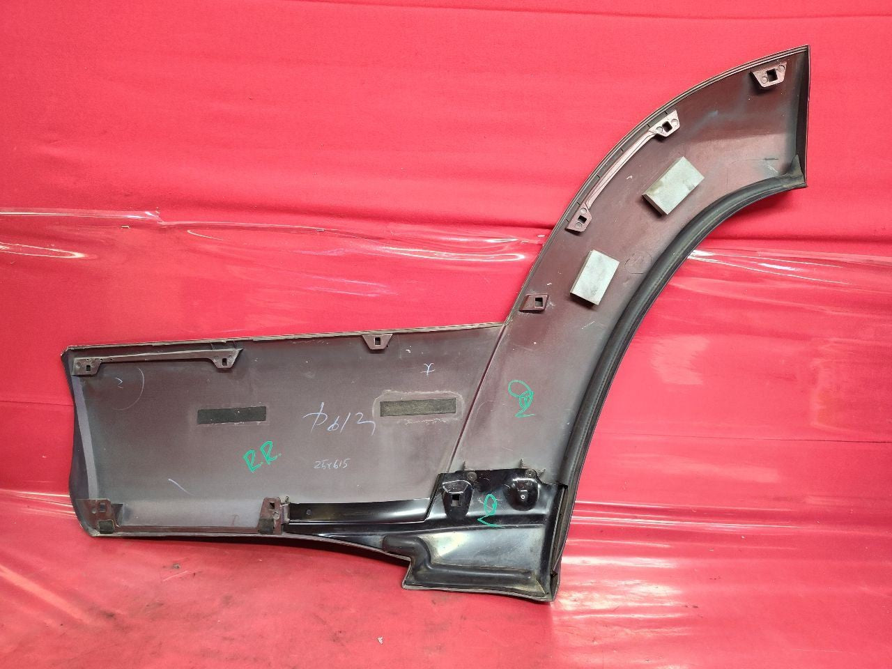 2003-2005 Toyota 4Runner RIGHT PASSENGER REAR Door Moulding Cladding Flare Red