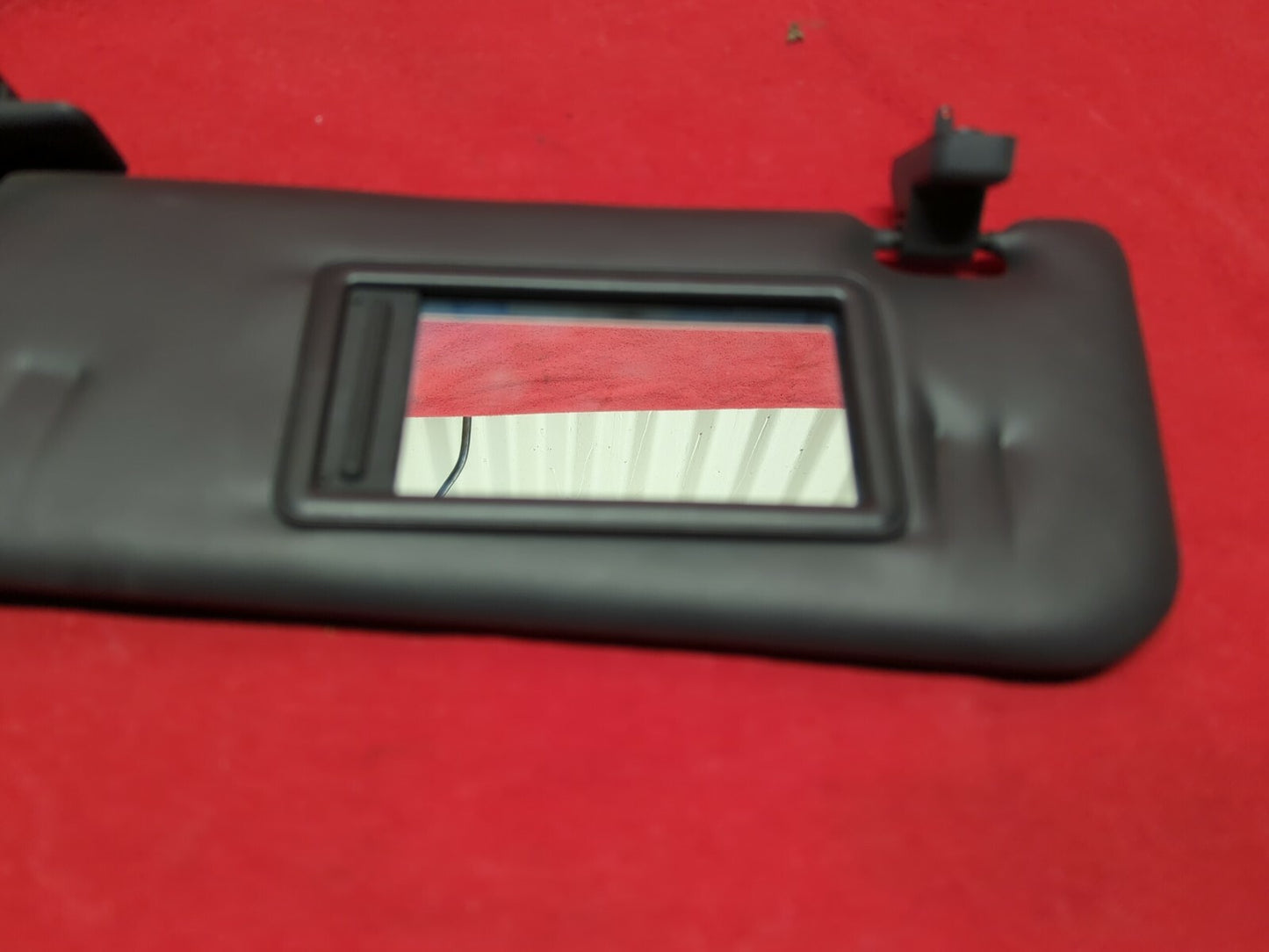 2012 2013 2014 2015 Fiat 500 Sport LEFT DRIVER Sun Visor Black w/ Mirror