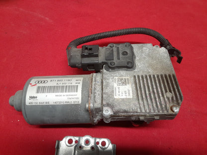 2010 2011 2012 Audi S5 Windshield Wiper Linkage Transmission Motor 8T1-955-119-D