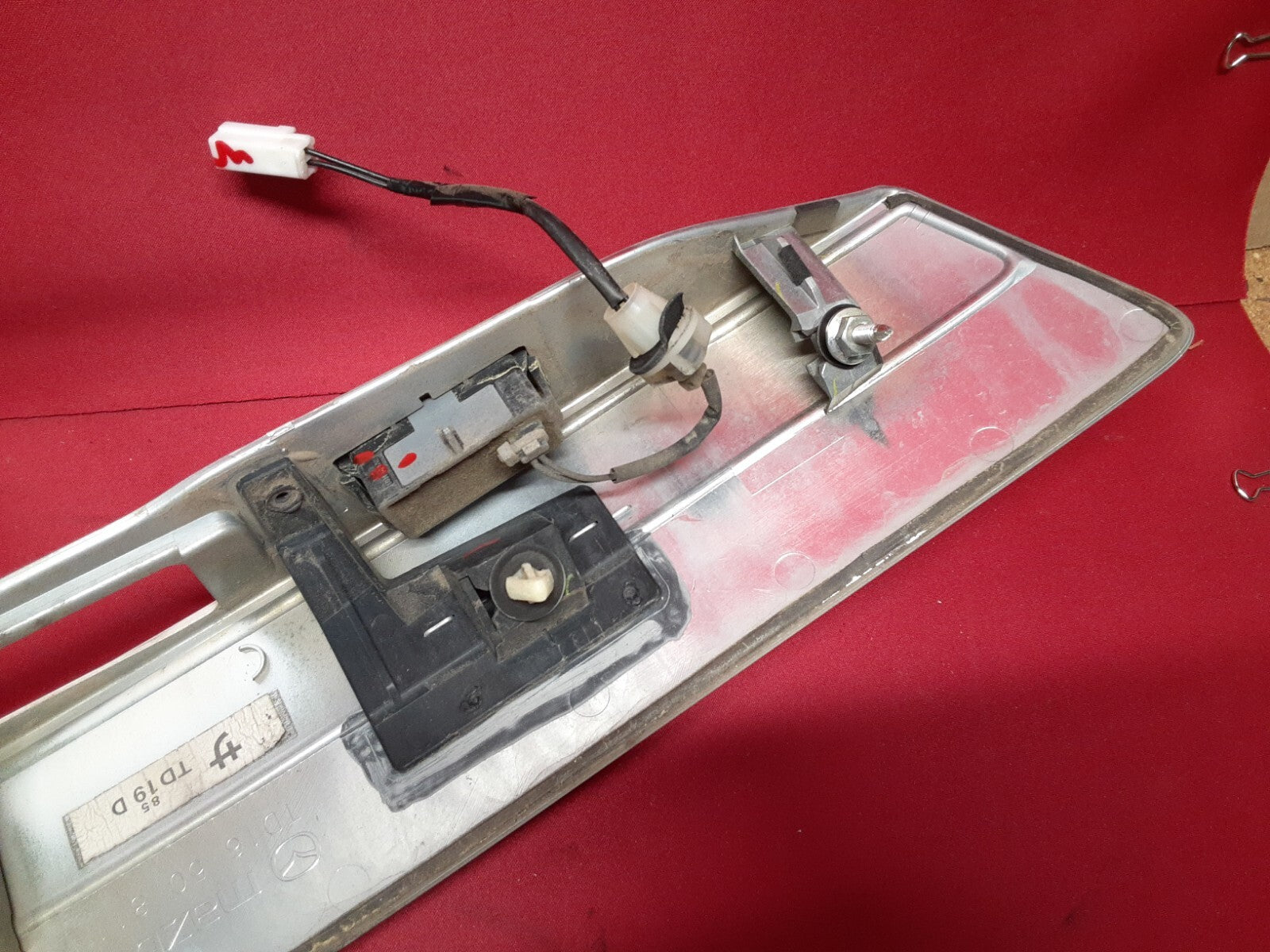 2007 - 2009 Mazda CX9 CX-9 Hatch Liftgate Handle Trim Garnish w/ Camera /Keyless