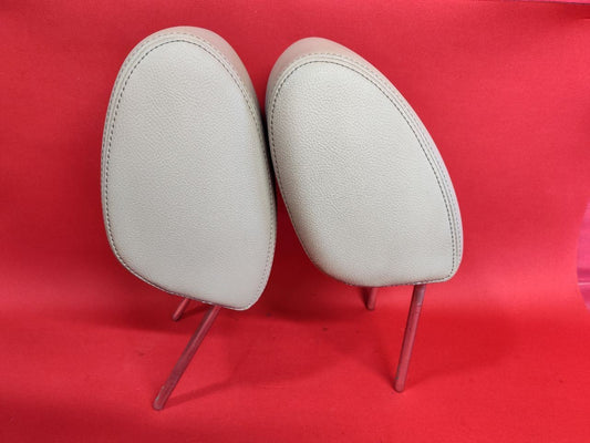 2010-2016 Land Rover LR4 V8 Front Seat Headrest Set Almond TAURUS Leather