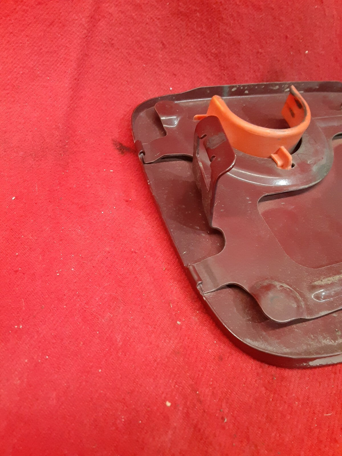 1998 - 2001 Nissan Altima Gas Door / Fuel Door - Maroon