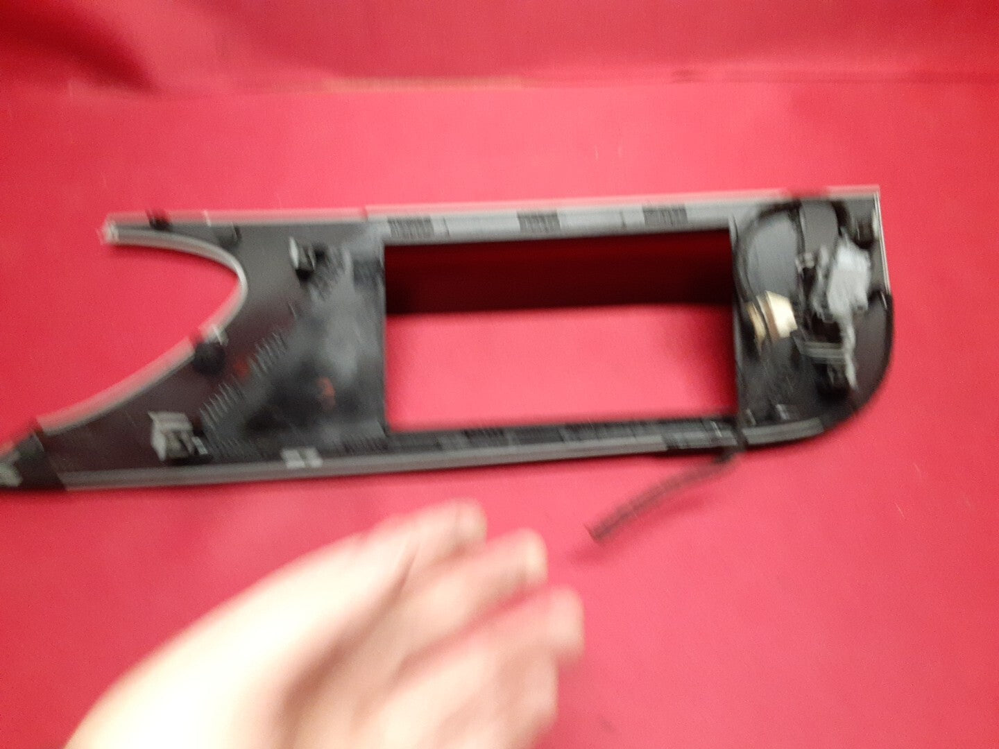2009 - 2012 Audi A4 Quattro Center Dash Hazard Button Display Trim Bezel Silver