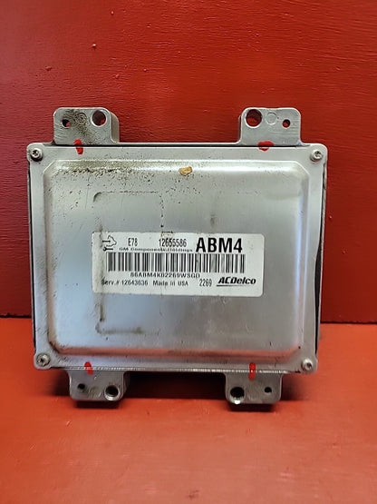2013 Chevrolet Cruze ECU ECM Engine Control Module 12655586