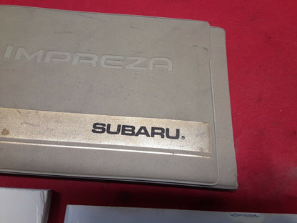 1999 Subaru Outback SPORT Gold / Tan Case Owner Manual w/ Maintenance Booklet