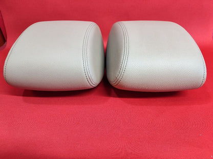 2010-2016 Land Rover LR4 V8 Front Seat Headrest Set Almond TAURUS Leather