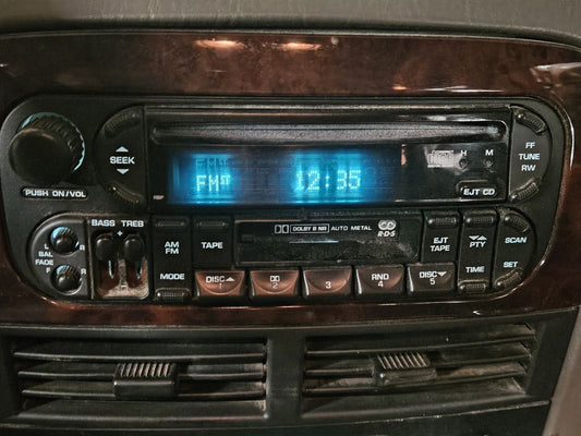 2003-2007 Chrysler Dodge Jeep Radio Stereo Receiver 05064125AD Faceplate RBP