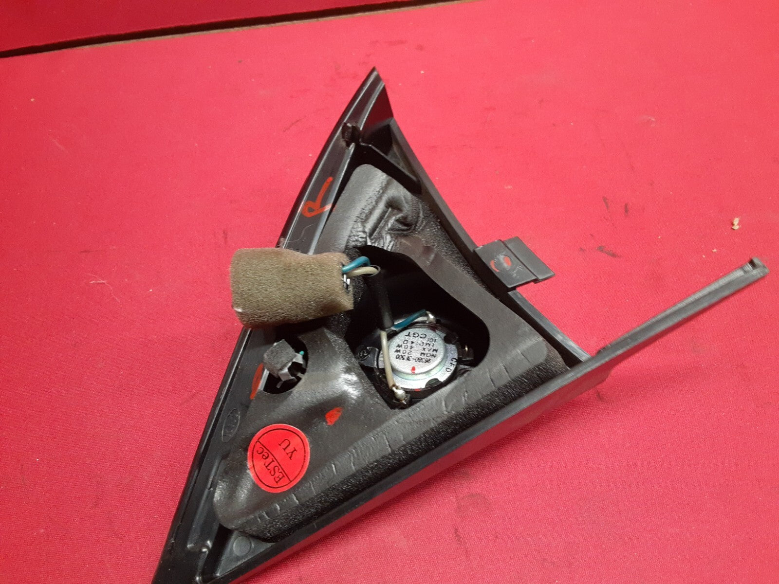 2003 - 2009 Kia Sorento RIGHT Door Pillar Tweeter Speaker & Cover 96380-3E500