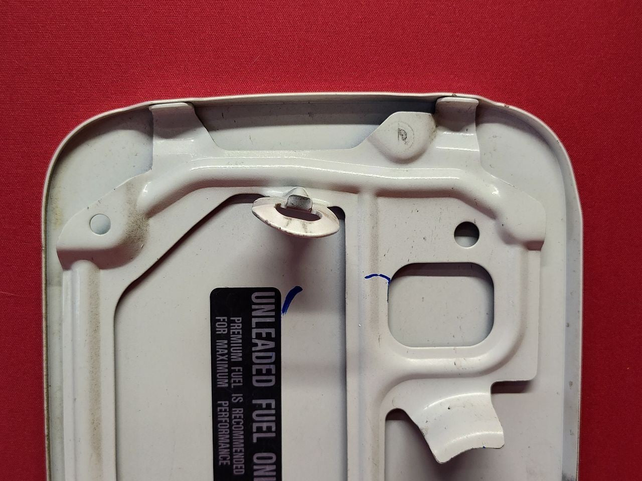 2011-2020 Infiniti Qx56 Qx80 17-24 Nissan Armada Fuel Filler Door Lid QAA White