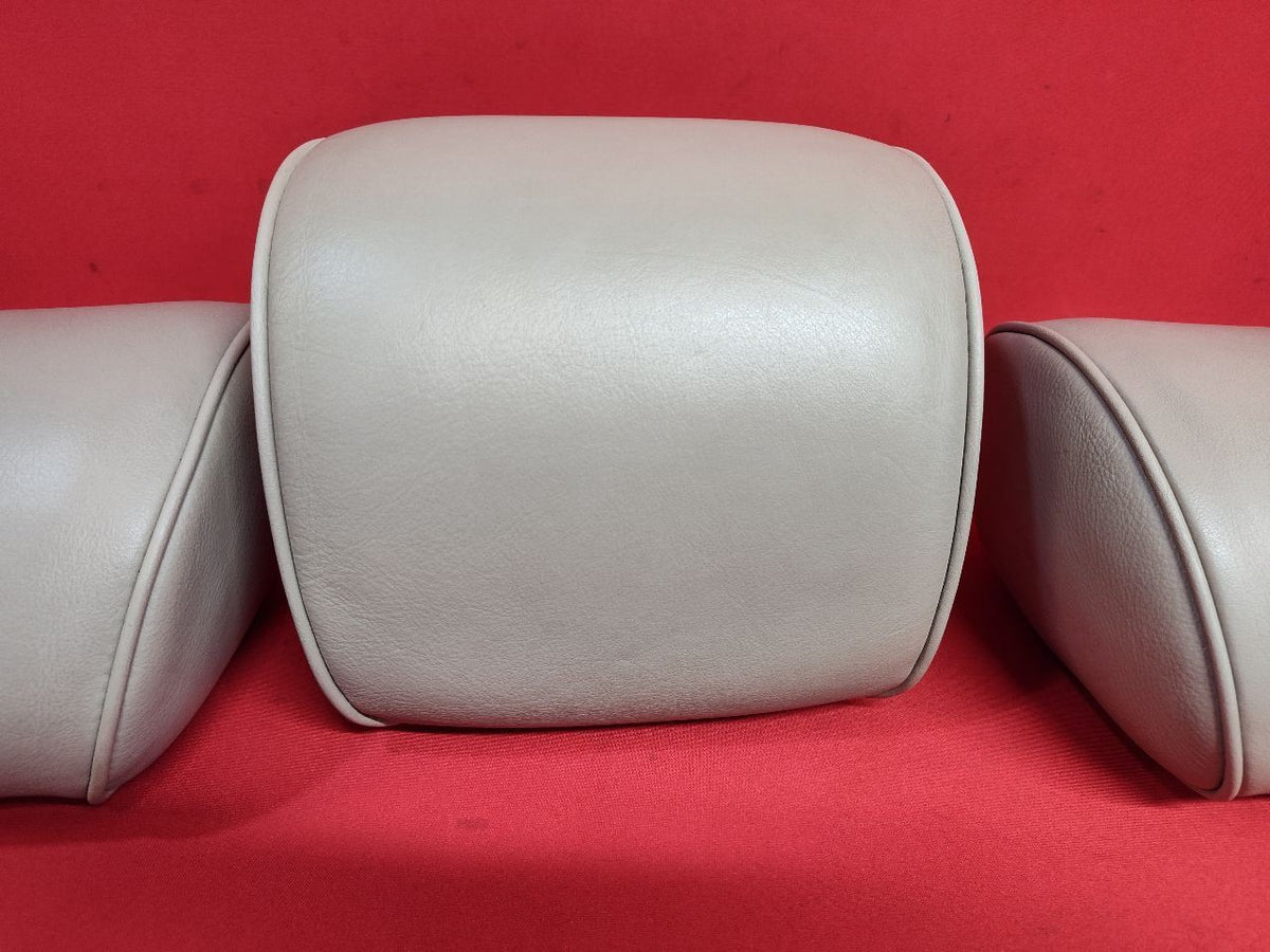 2002-2005 Lexus GS300 GS430 Rear Bench Seat Headrest Set w/ Leather IVORY