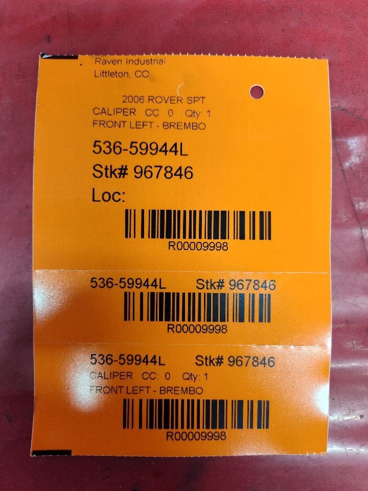 2006-2009 Range Rover Sport SUPERCHARGED V8 Front Driver Brembo Brake Caliper