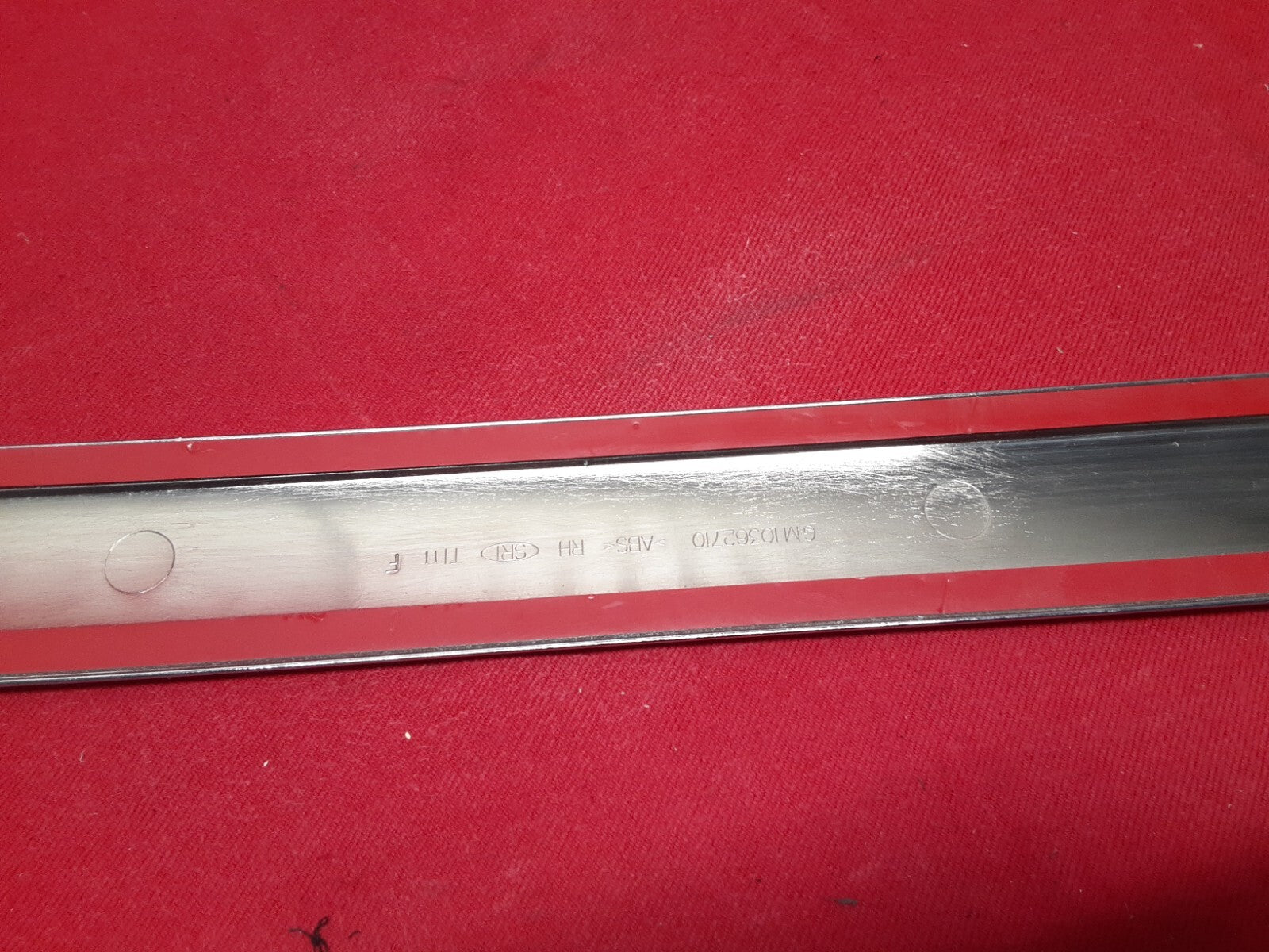 2005 2006 GMC Envoy * XL * REAR RIGHT PASSENGER Door Trim Molding Fascia Chrome