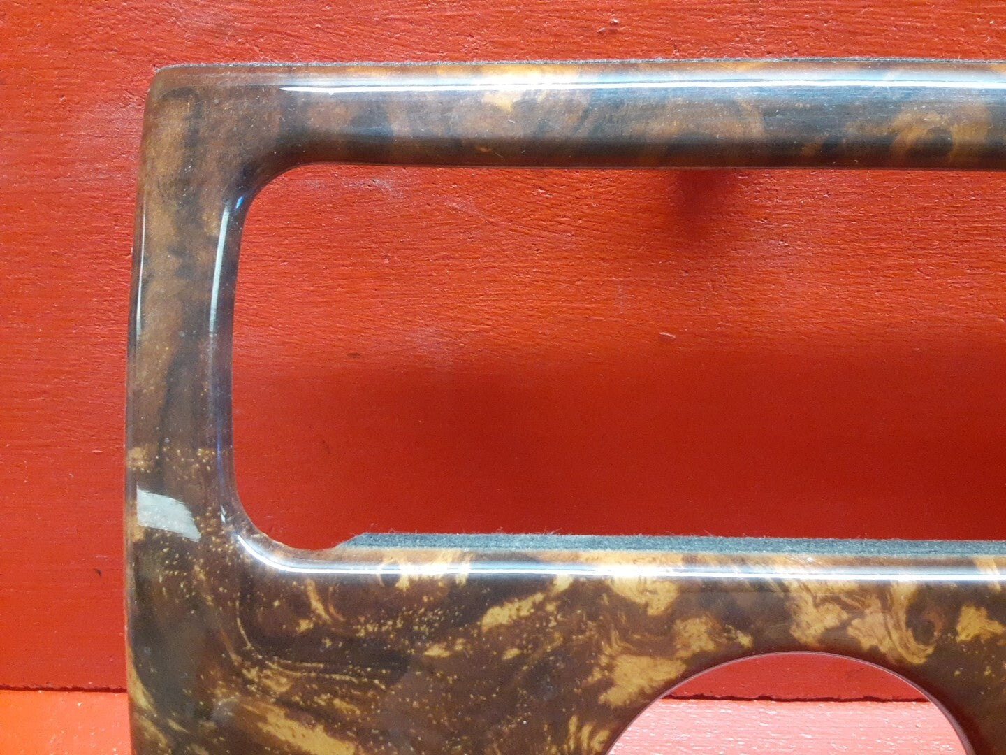 2000- 2005 Jaguar XK8 Front Center Dash Gauge Trim Panel Wood Maple GJD6927BB