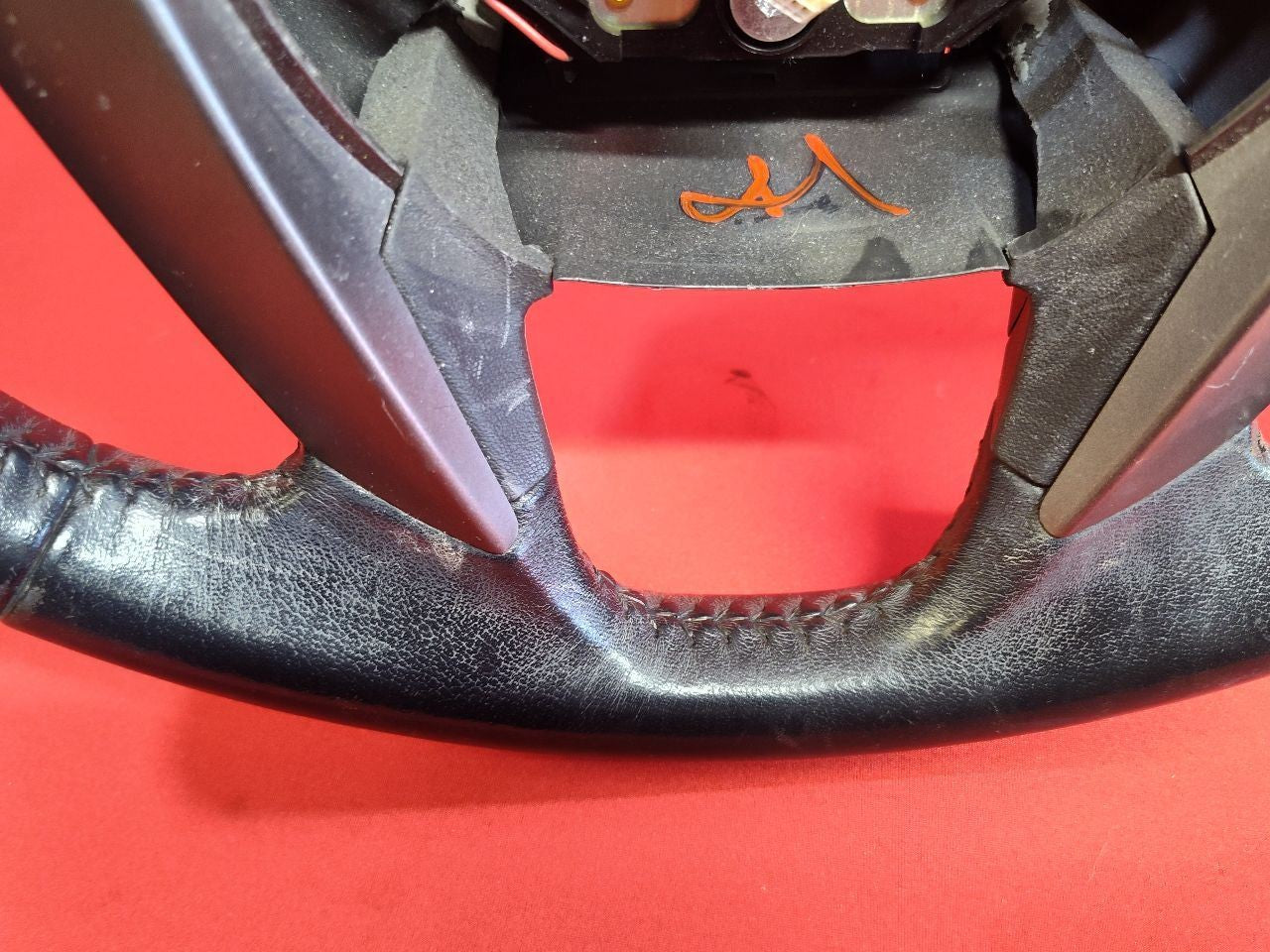 2009-2015 Honda Pilot 11-17 Odyssey Steering Wheel Black Leather Cruise / Audio