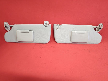 2005-2010 Jeep Grand Cherokee Sun Visor Shade Left Right SET Grey Cloth