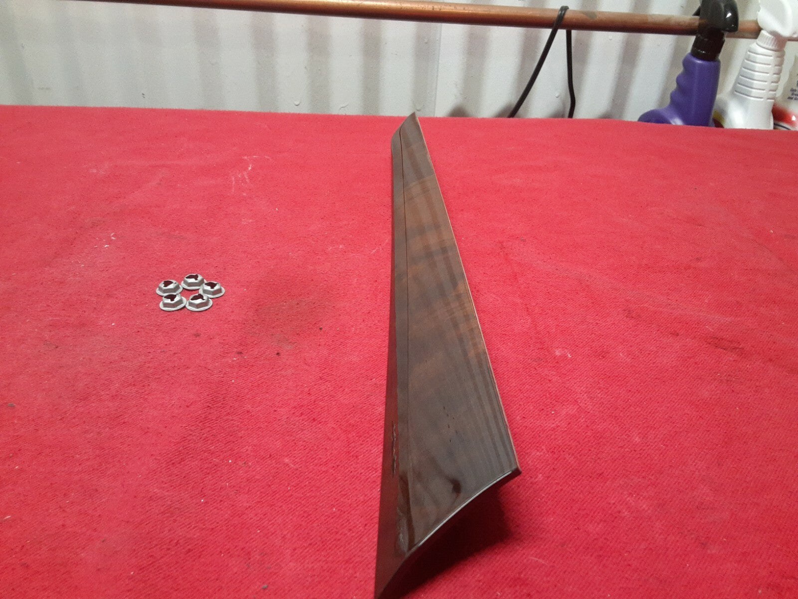 2012 2013 2014 Mercedes C250 C300 C350 LEFT REAR Door Trim Molding Burr Walnut