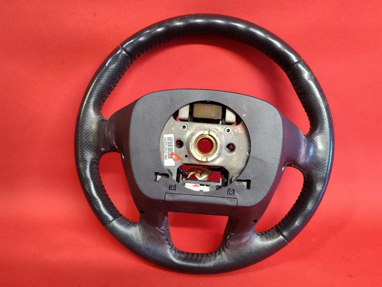 2009-2015 Honda Pilot 11-17 Odyssey Steering Wheel Black Leather Cruise / Audio