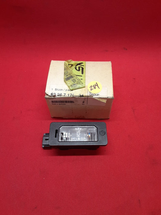 OEM New 2007-2013 BMW X5 Rear License Plate Light Lamp Qty:1   63-26-7-176-934