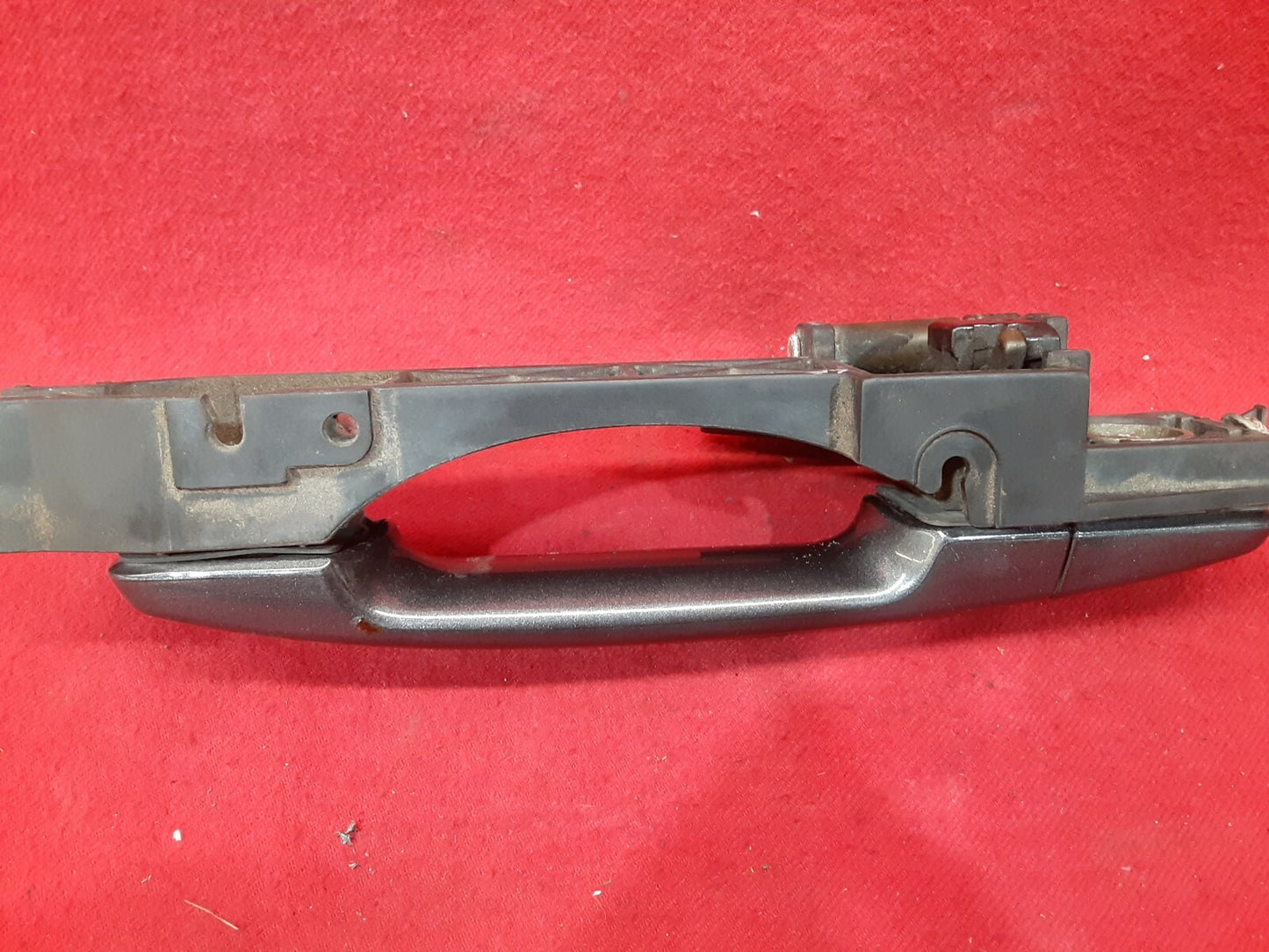 2004 - 2008 Nissan Maxima Rear Left / Driver Side Door Handle - Smoke Metallic