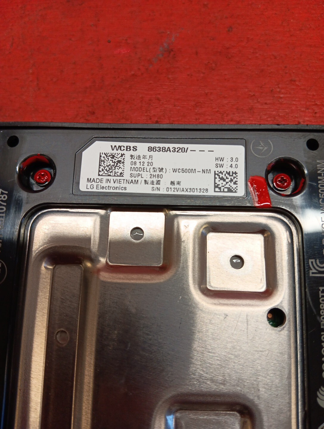 2022 2023 Mitsubishi Outlander Wireless Charging Unit Center 8638A373