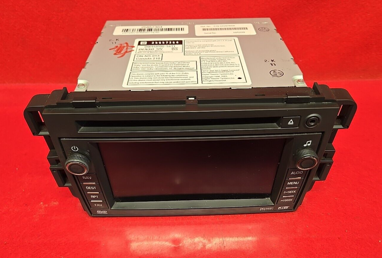 08 09 GM Chevrolet Tahoe Hybrid Navigation/CD / Radio / AM /FM Receiver