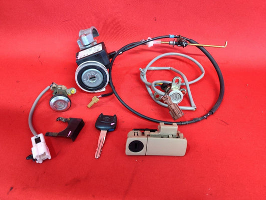 2000-2003 Nissan Maxima Ignition Switch Lock Cylinder Door Tumbler Key SET