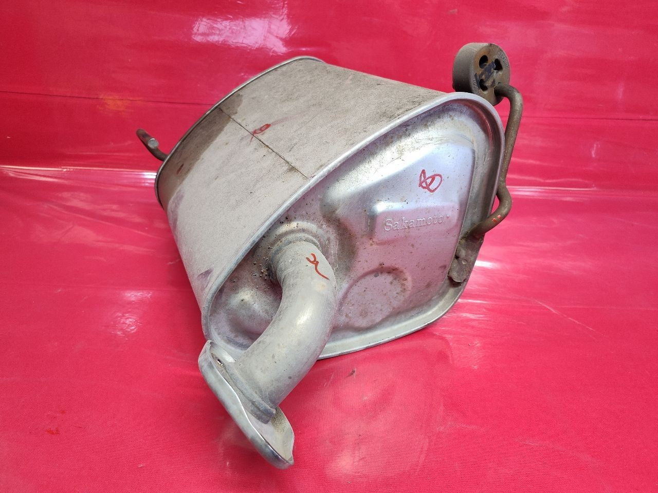 2015-2021 Subaru WRX 2.0L Turbo LEFT DRIVER Exhaust Muffler - 38k Miles