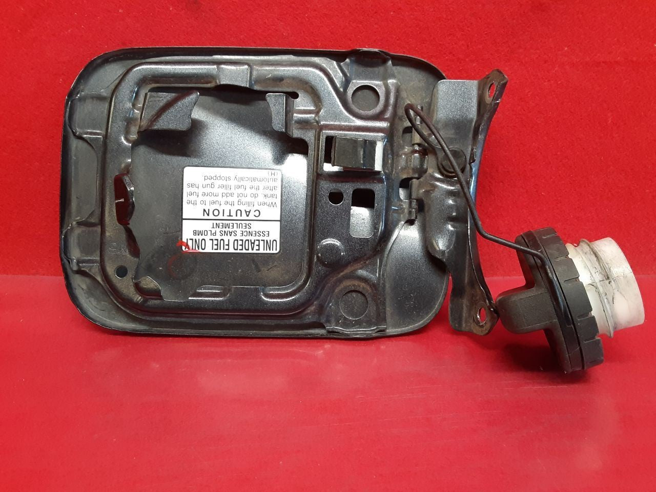 13-17 Subaru Crosstrek 12-16 Impreza Gas Door Fuel Filler Lid DGM Dark Gray Met