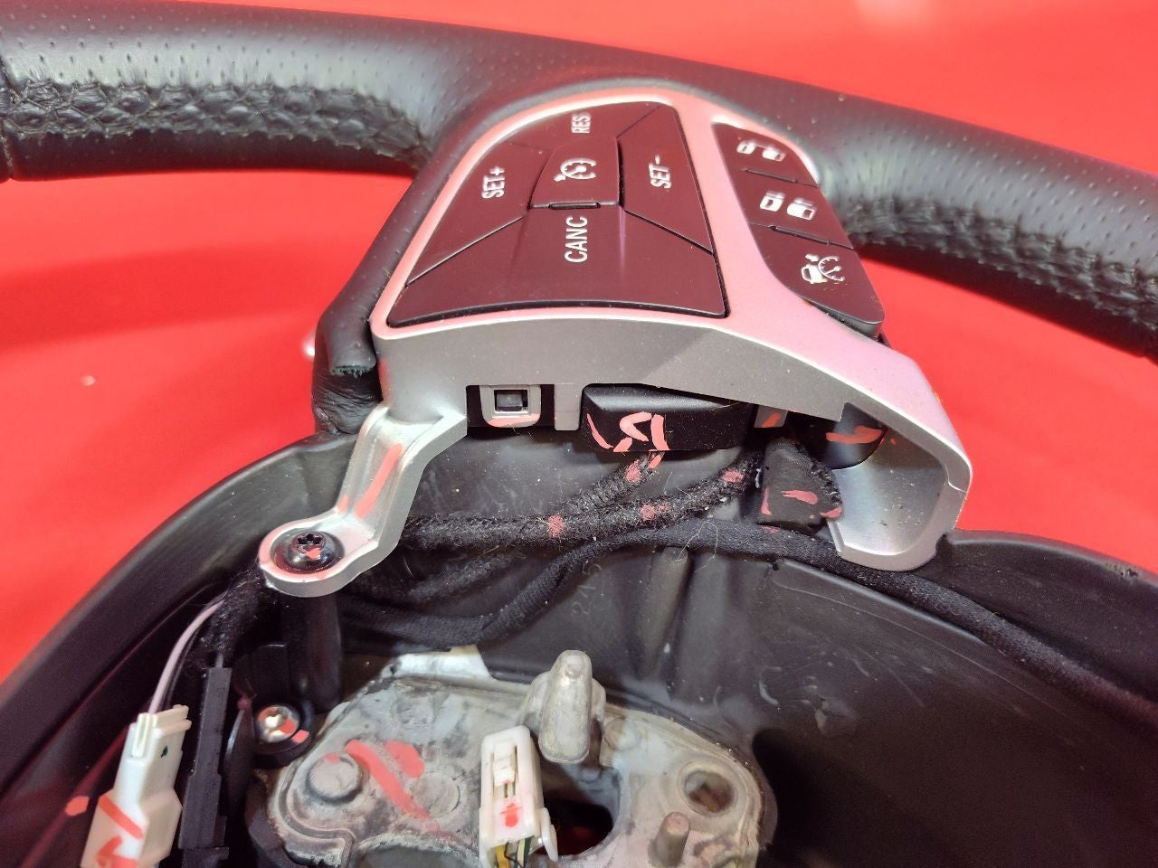 2014-2017 Dodge Durango R/T Citadel Steering Wheel Leather HEATED w/ PADDLES