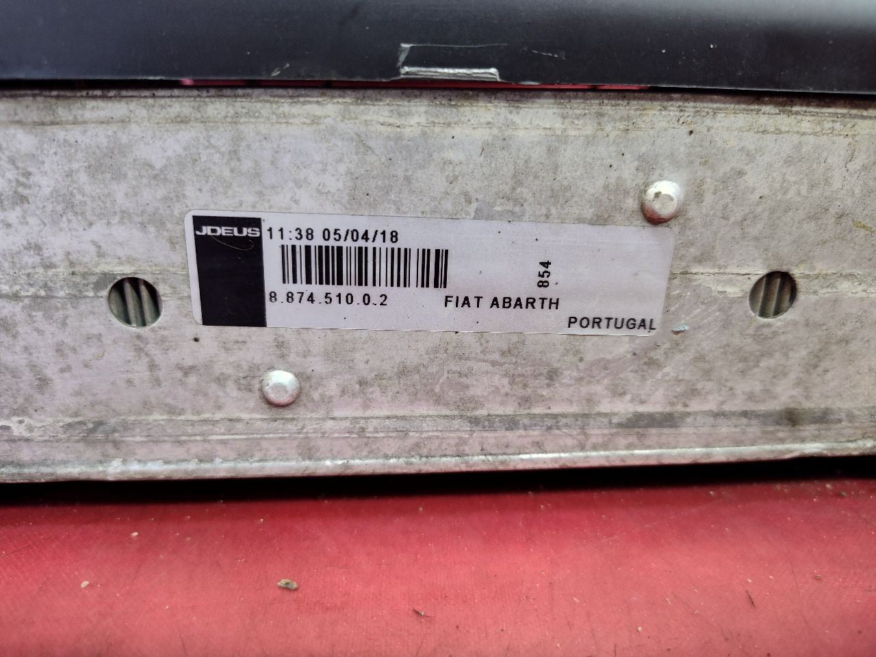 2012-2019 Fiat 500 LEFT DRIVER Turbo Charge Air Cooler CAC - Only 67k Miles