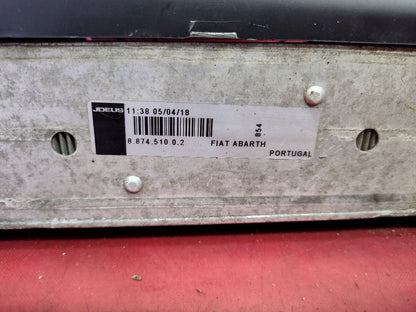 2012-2019 Fiat 500 LEFT DRIVER Turbo Charge Air Cooler CAC - Only 67k Miles