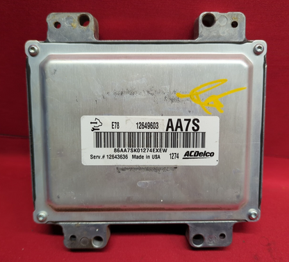 2011 - 2018 Multiple GM Vehicles - Engine Control ECU ECM Module - 12649603