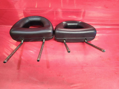 1999-2005 VW Volkswagen Beetle Front Left Right Seat Headrest Black Leather