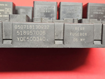 2006 Range Rover V8 Supercharged Interior REAR Side Quarter Panel Fuse Box