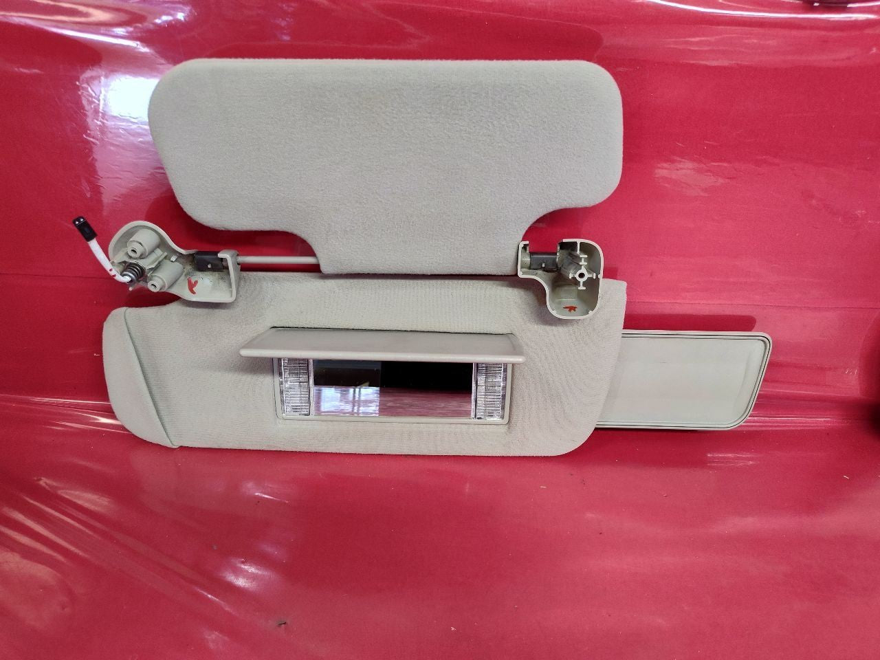 2003 2004 Chevy GMC Cadillac Sun Visor Sunshade Set Extended Illuminated SET