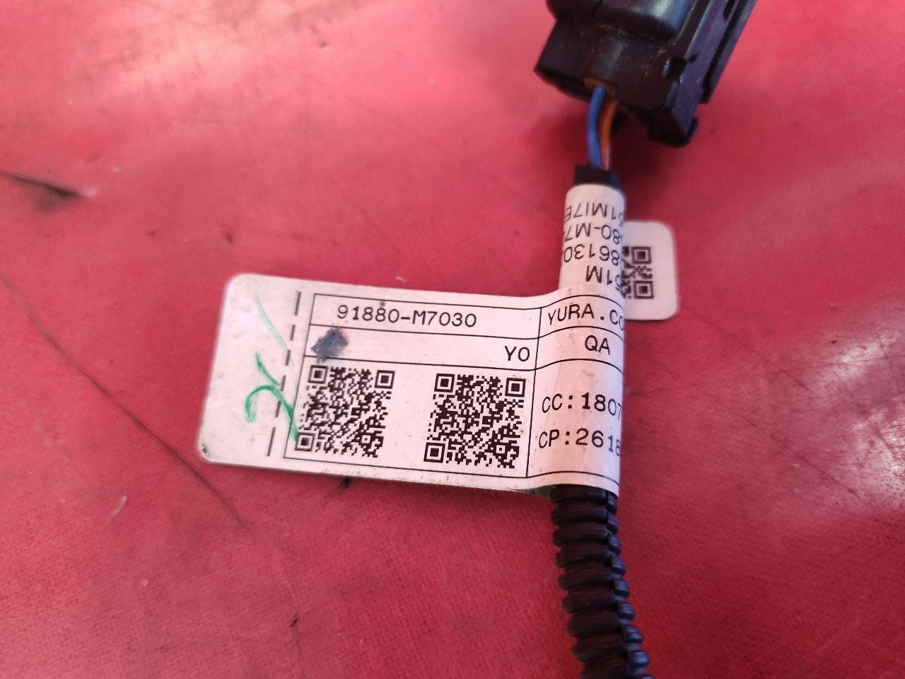 2019-2021 Kia Forte Rear Bumper Wiring Harness Key Turn Ignition Wiring Harness