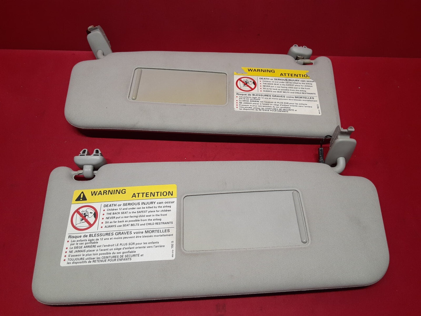 2001 - 2005 Audi Allroad Quattro Sun Visor Shade SET Cloth w/ Garage Opener