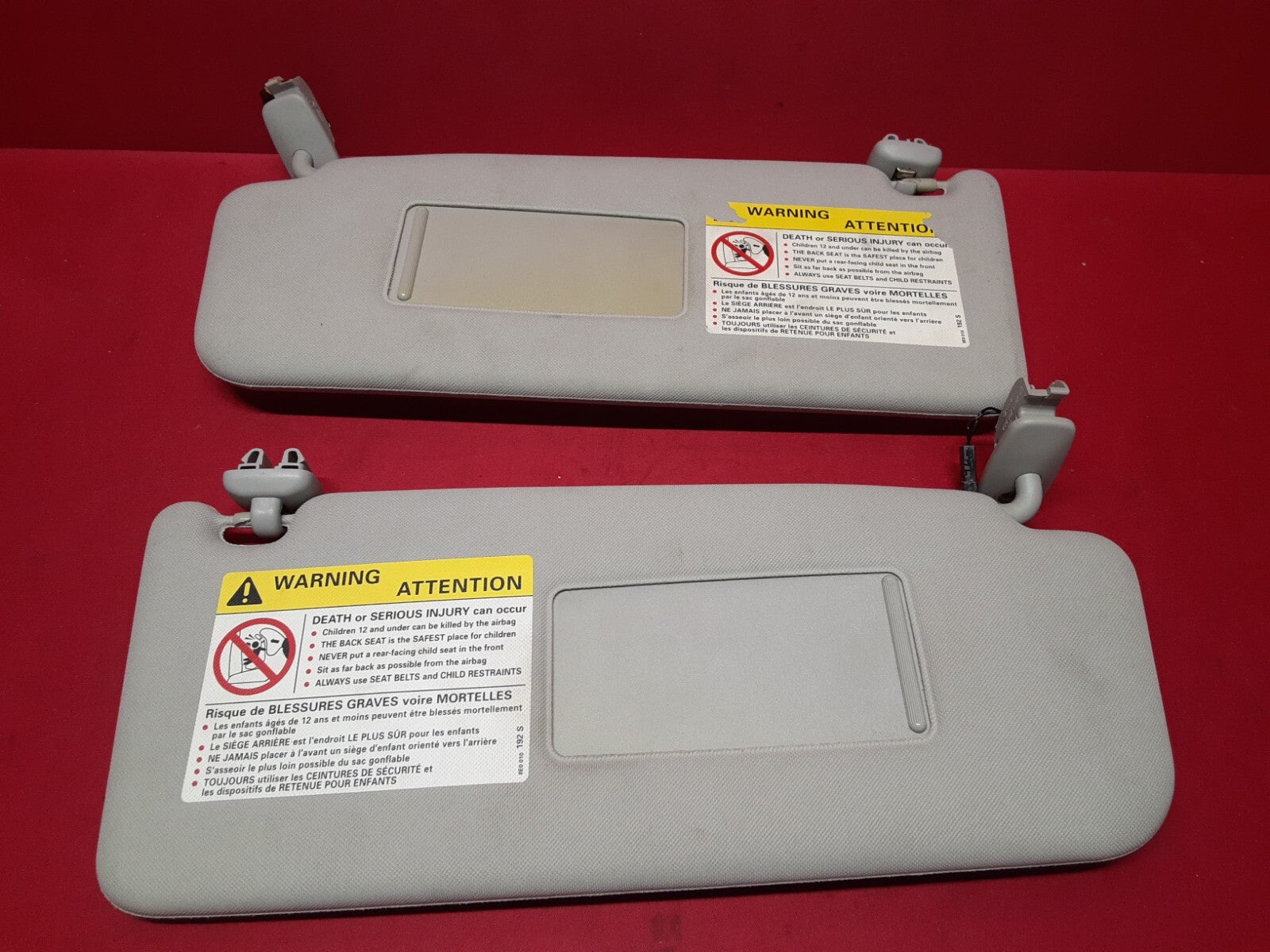 2001 - 2005 Audi Allroad Quattro Sun Visor Shade SET Cloth w/ Garage Opener