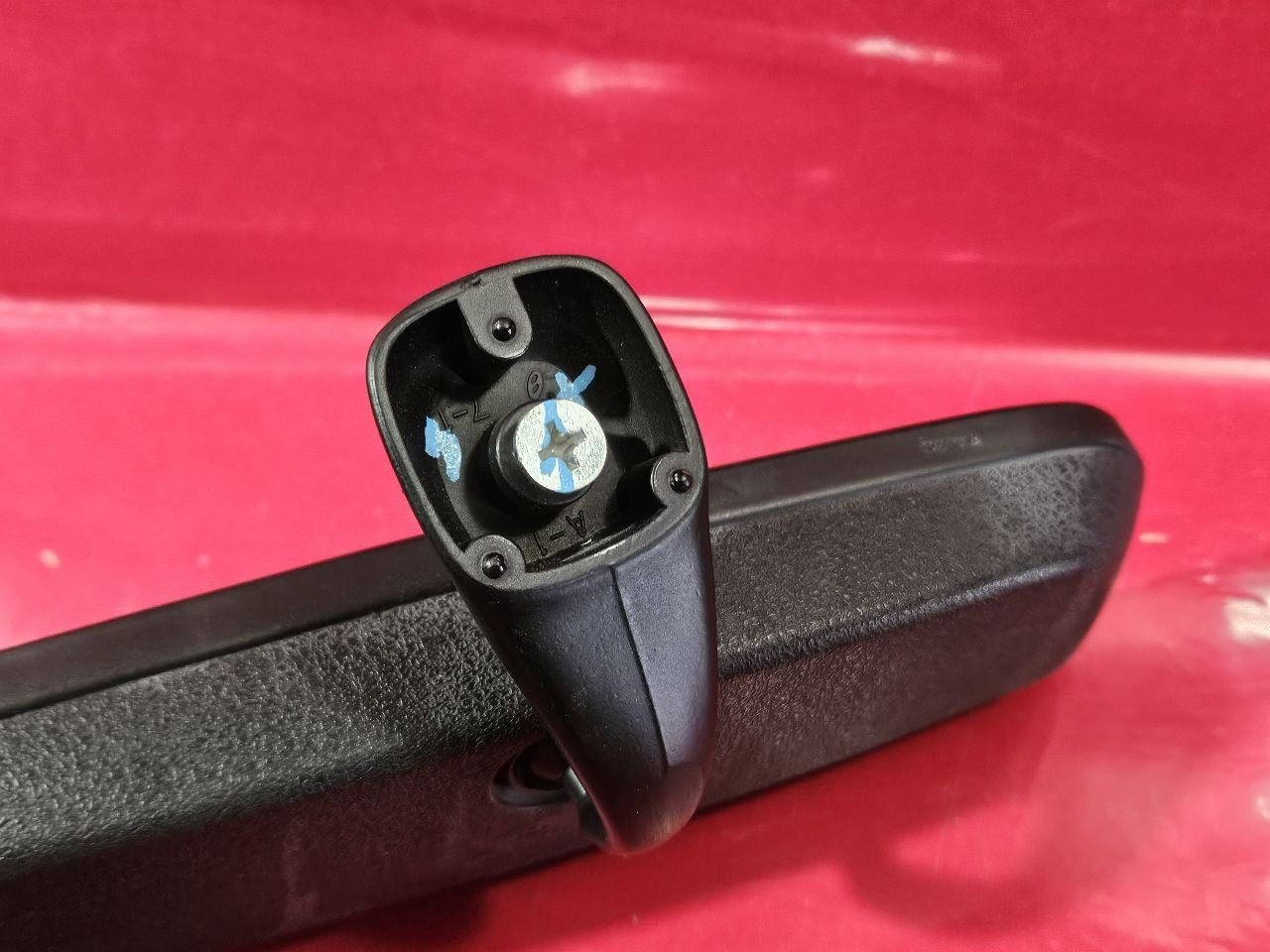 1999-2011 Hyundai Accent Basic Manual Adjust Interior Rearview Mirror Black