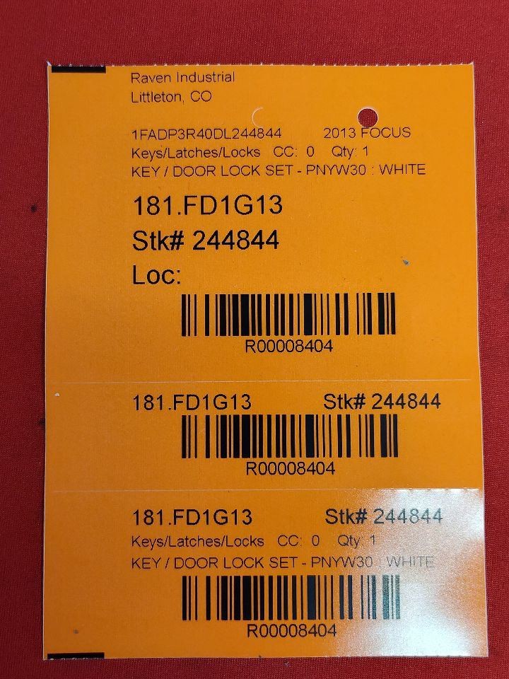 2012-2014 Ford Focus / 16-18 C-Max Ignition Transceiver Door Lock Key Fob Set